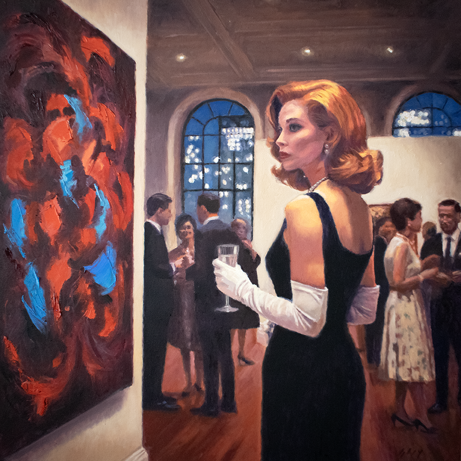 Available Soon - "Show Stopper" - 24" x 24" - Oil on Canvas