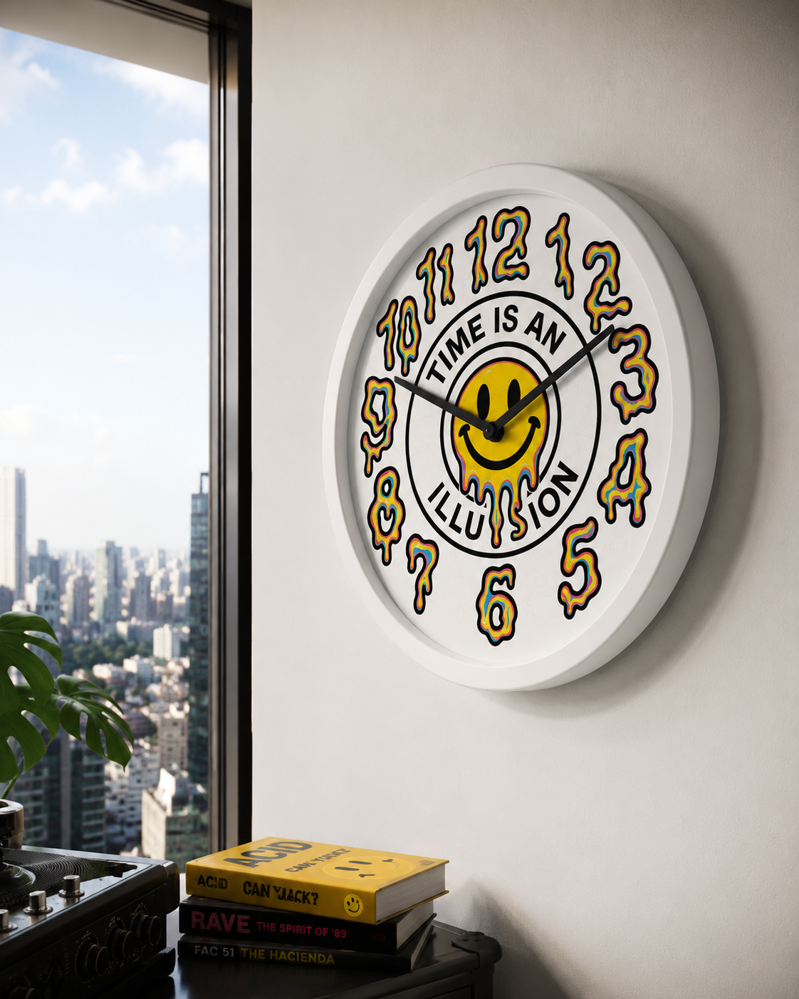 Time is an Illusion Clock (Halcyon Days)
