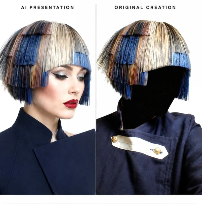 Cubist Influenced Hairstyles
