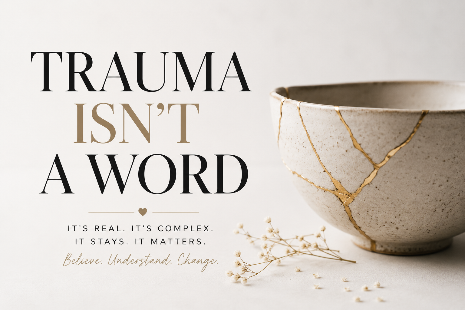 Trauma isn't a word. Trigger warning ⚠️ 