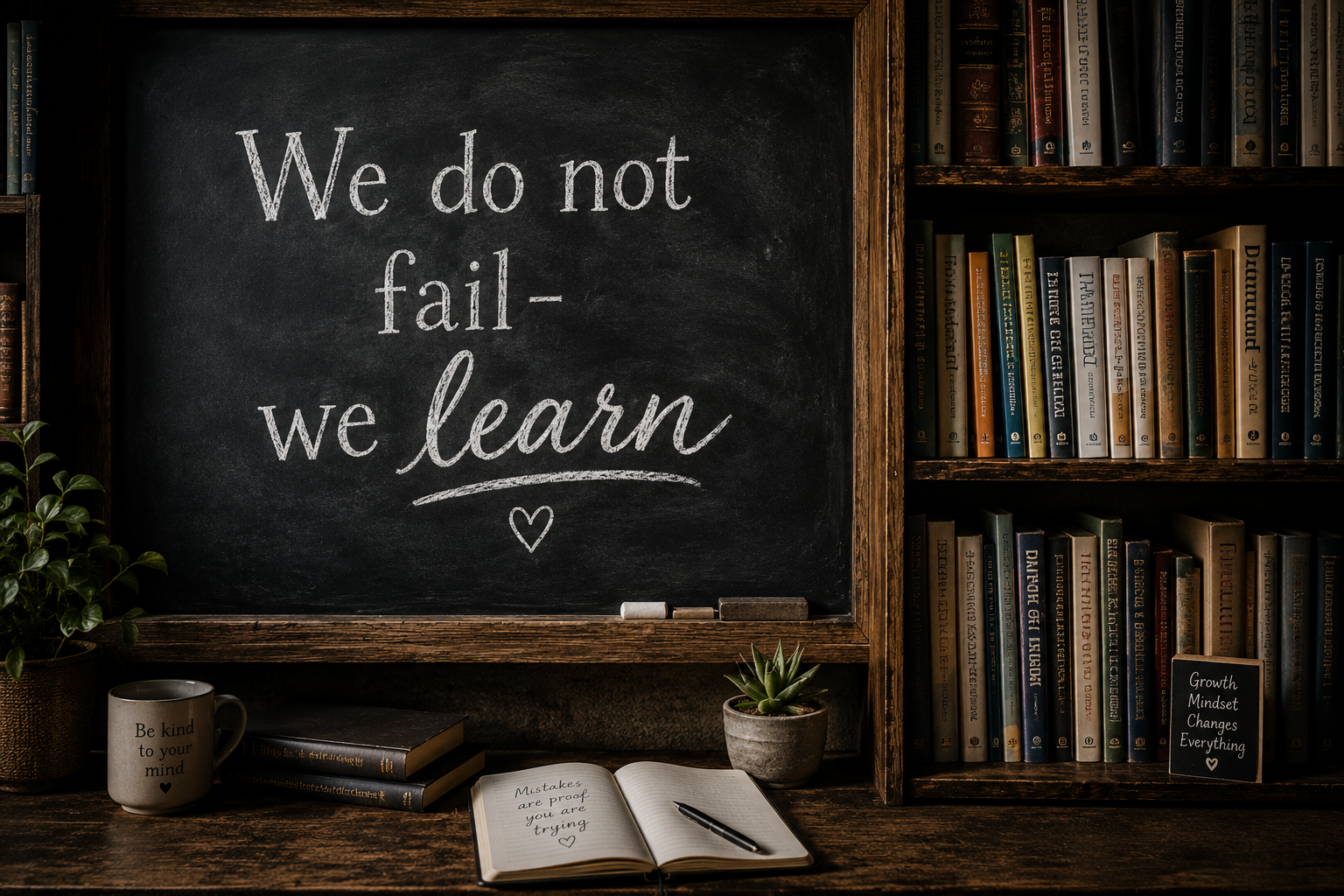 We Do not fail - we learn 