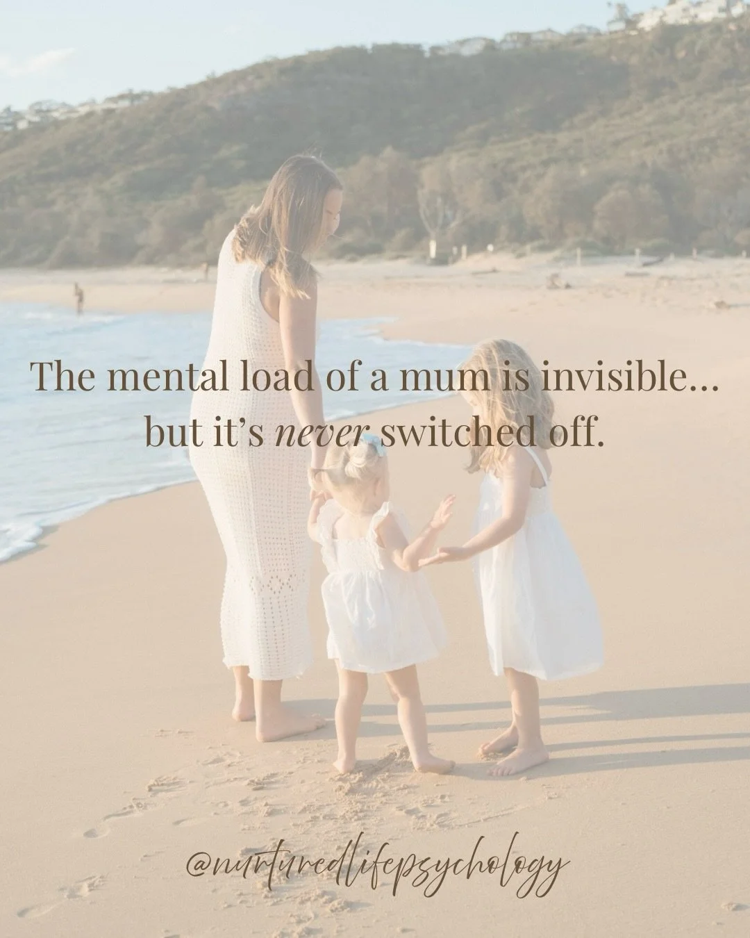 The &lsquo;mental load&rsquo; of motherhood isn&rsquo;t something you can easily see, but it&rsquo;s something so many mums feel every single day.
 
▫️It&rsquo;s the constant background thinking. ▫️The planning, remembering, organising, anticipating.
