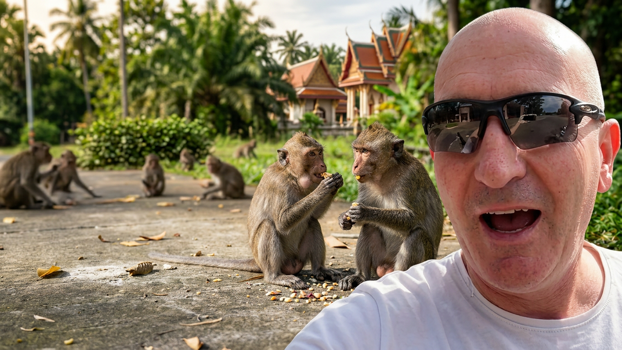 Rencontre avec des Singes à Phana