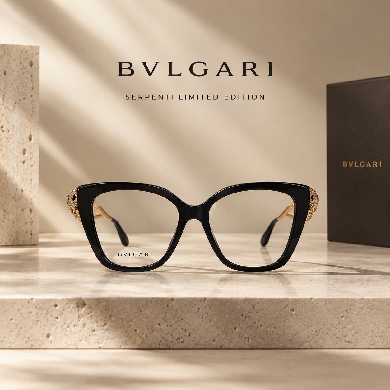 Jedyne takie okulary w Polsce — BVLGARI Serpenti BV50005I trafiły do Lublina
