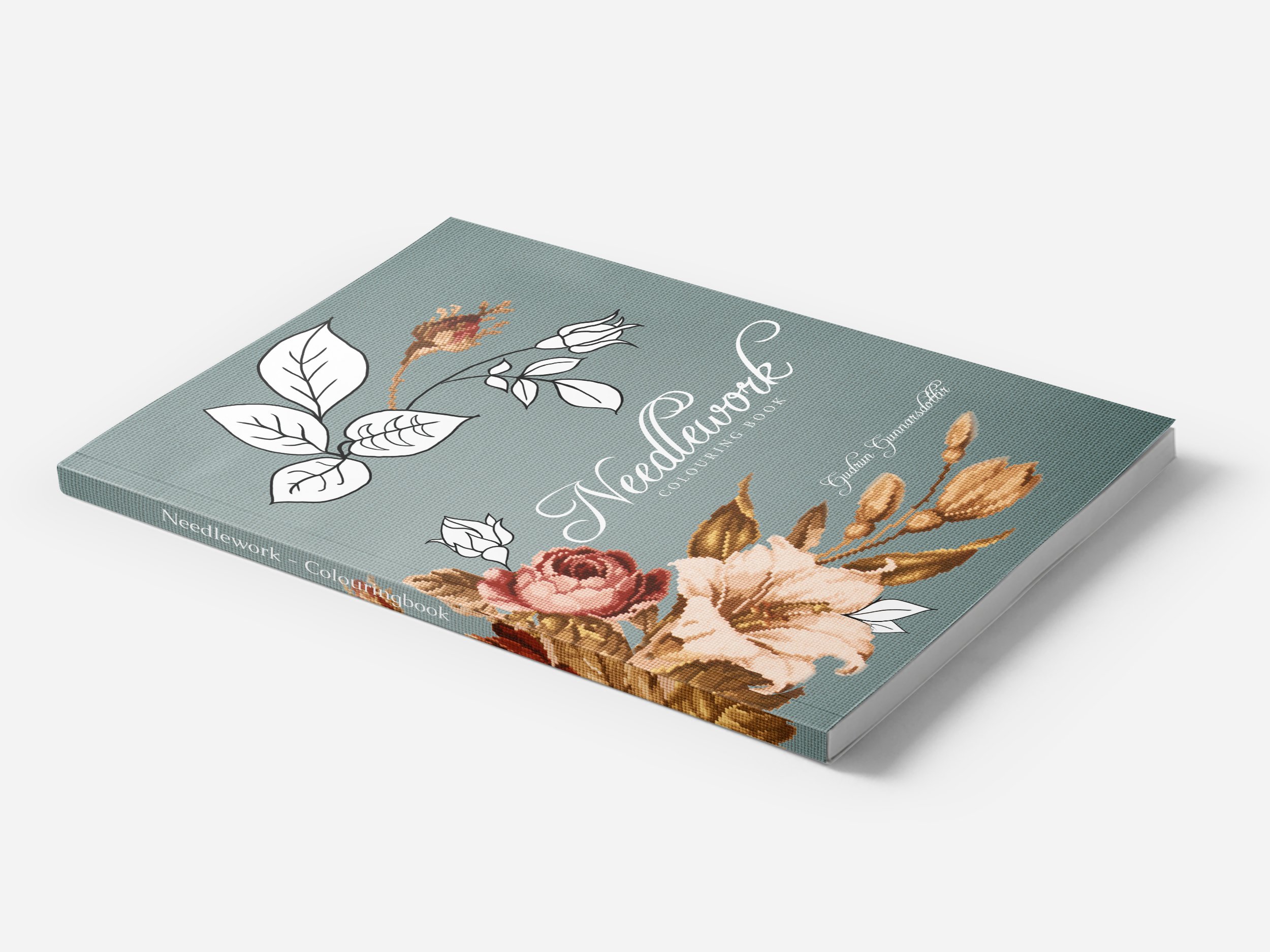 Needlework Colouring Book