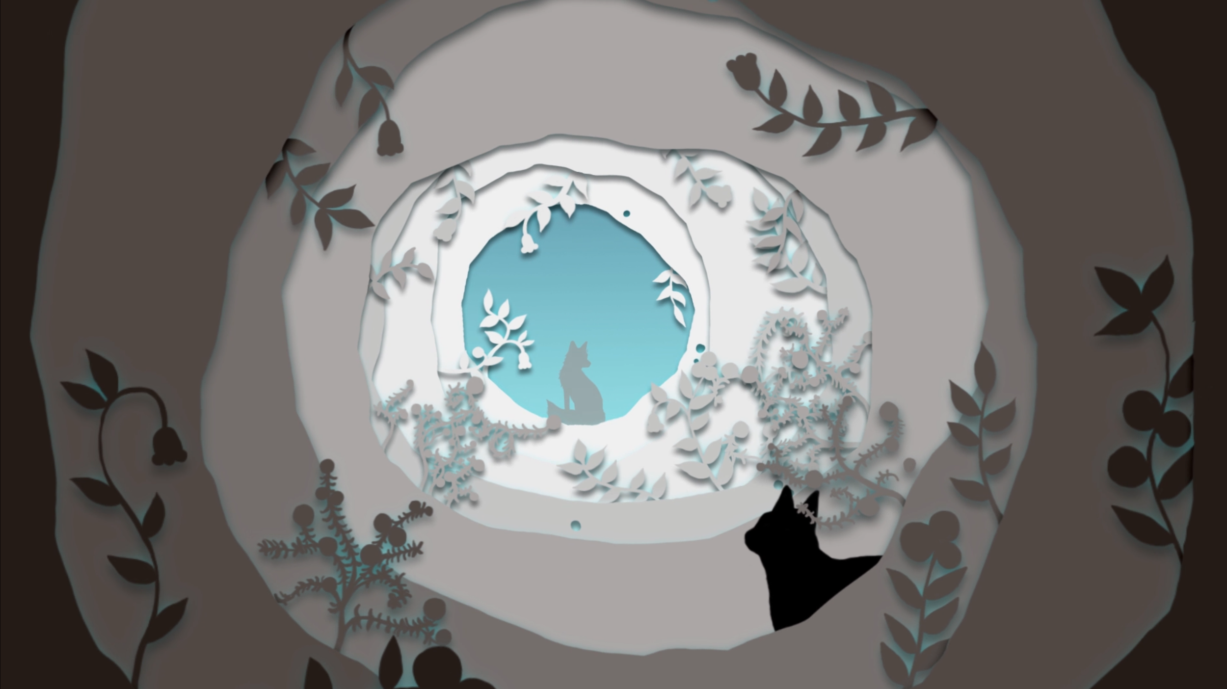 Skoffín and Skuggabaldur, illustrations for animation