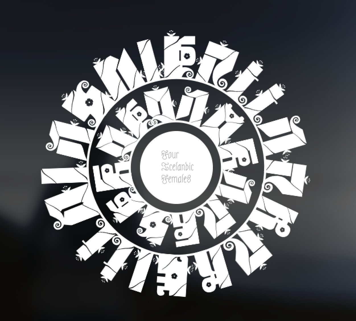 Höfðaletur (Icelandic Head Letters)