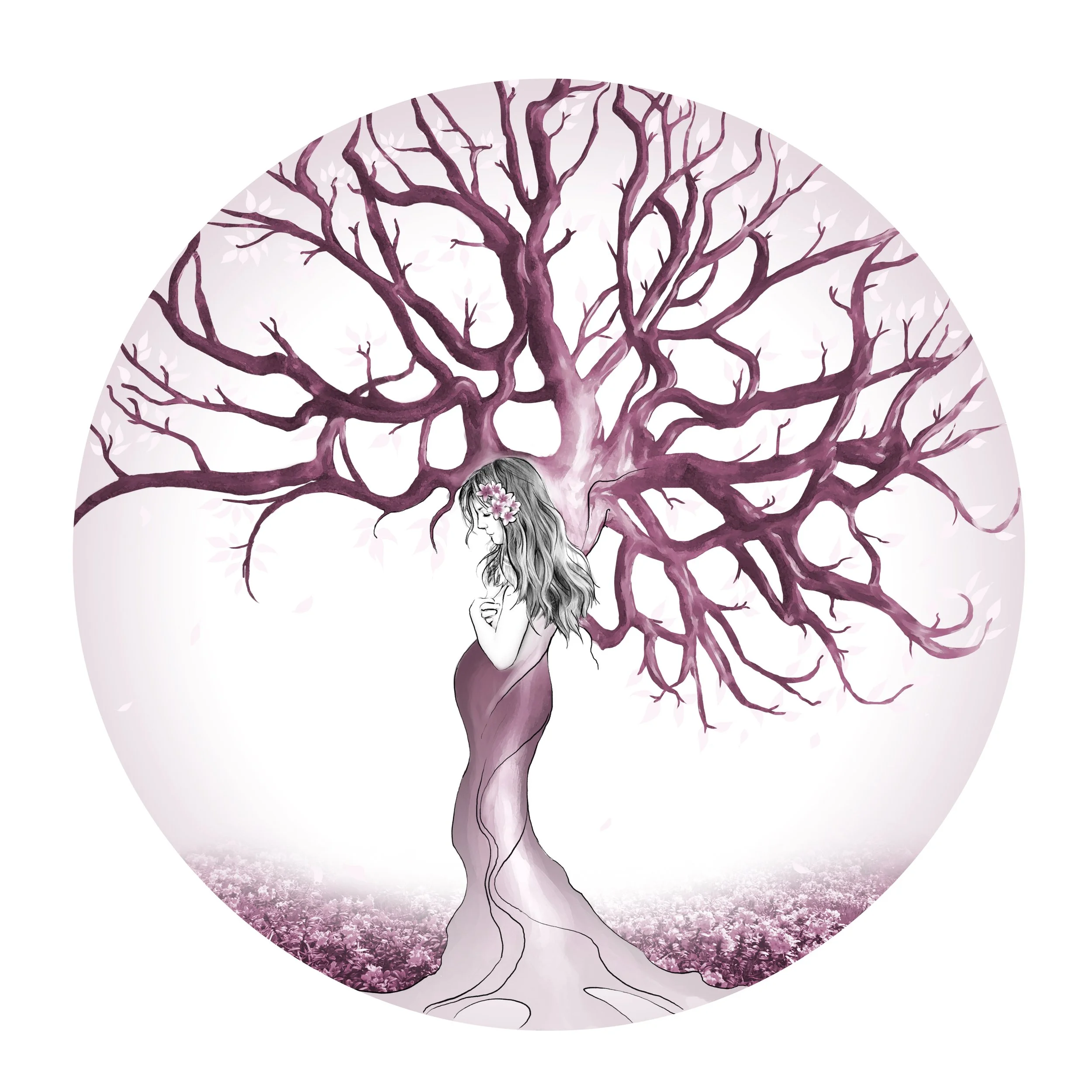 Illustrations made for Midwifes graduation presents