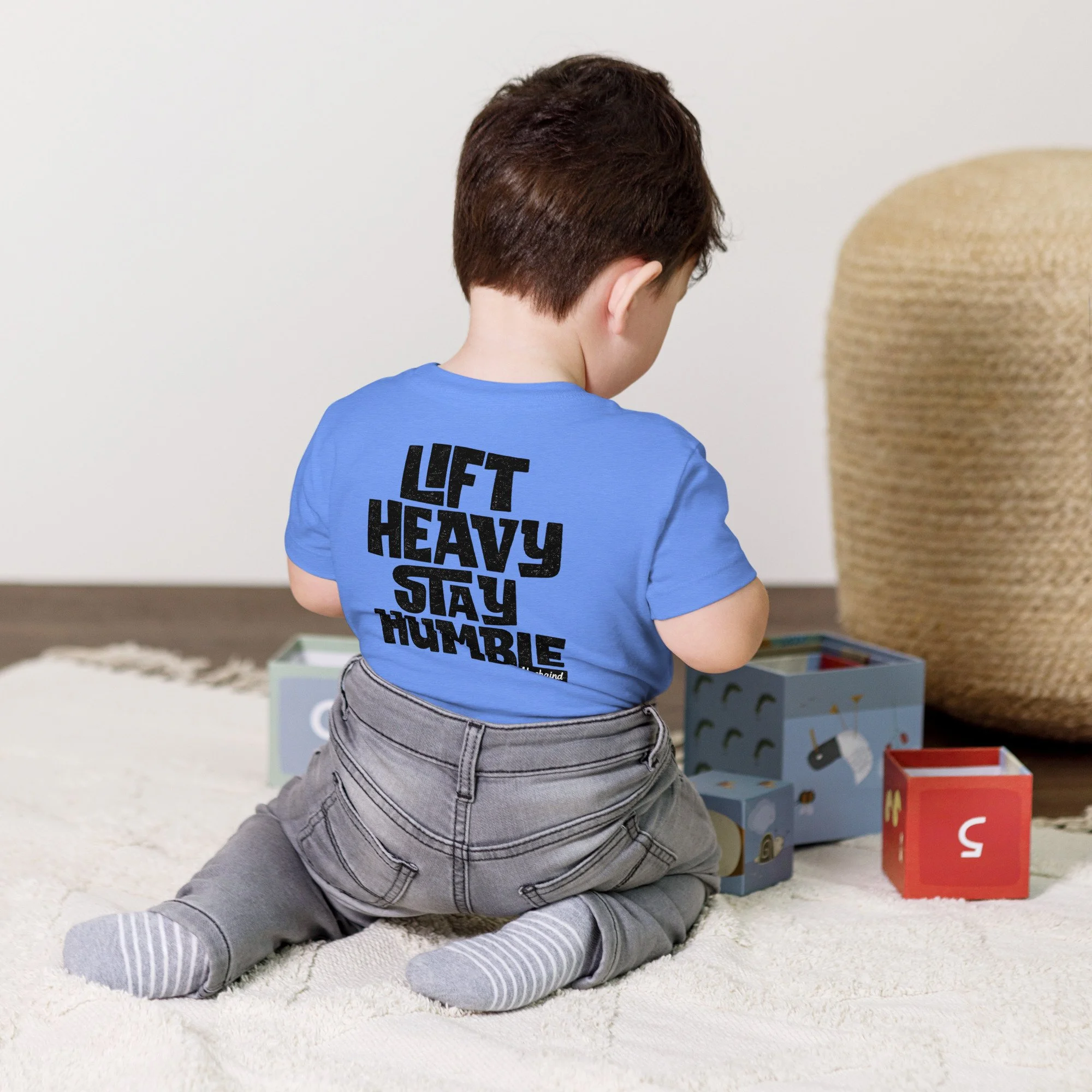 Lift Heavy | Stay Humble Toddler Tee