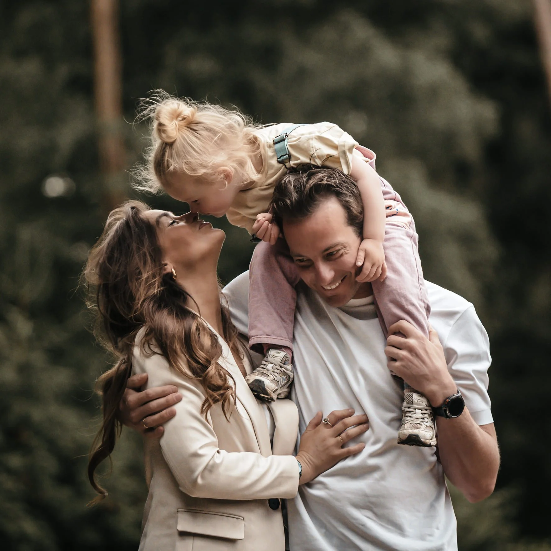vaderdagshoot, gezinsshoot voor de allerliefste pappa Beuningen Overijssel