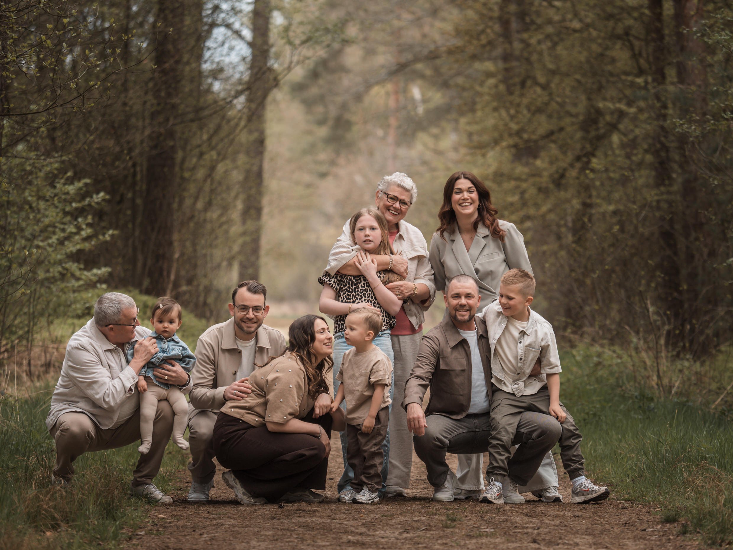 familieshoot in de lente, cadeaubon opa en oma 50 jaar getrouwd in Enschede