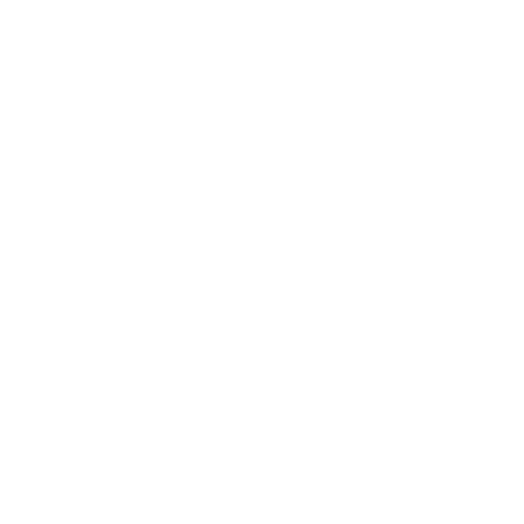 Outline icon of three people inside a starburst shape on a black background.