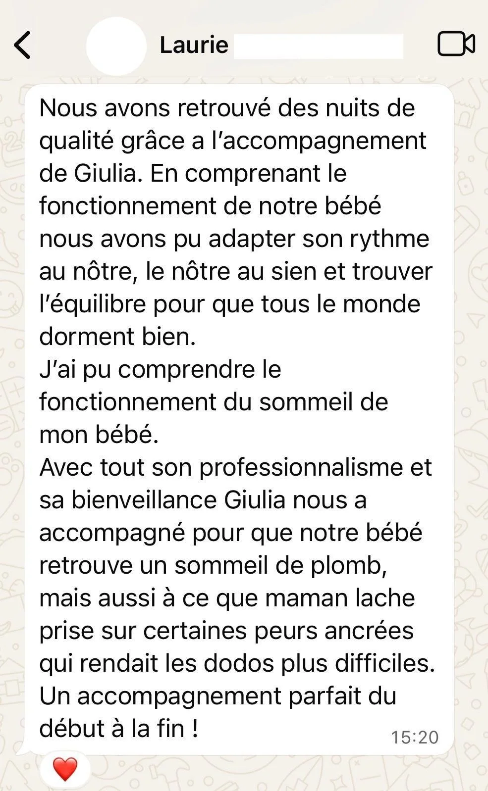 Dort comme un bébé avis