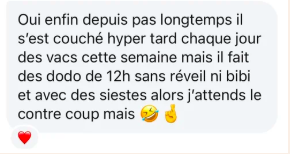 Avis consultante sommeil bébé