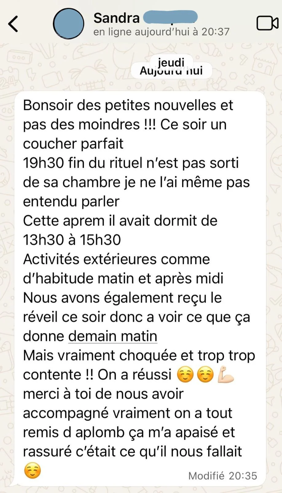 Consultante sommeil bébé avis