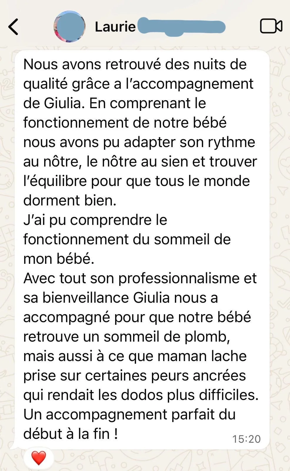 Dort comme un bébé avis