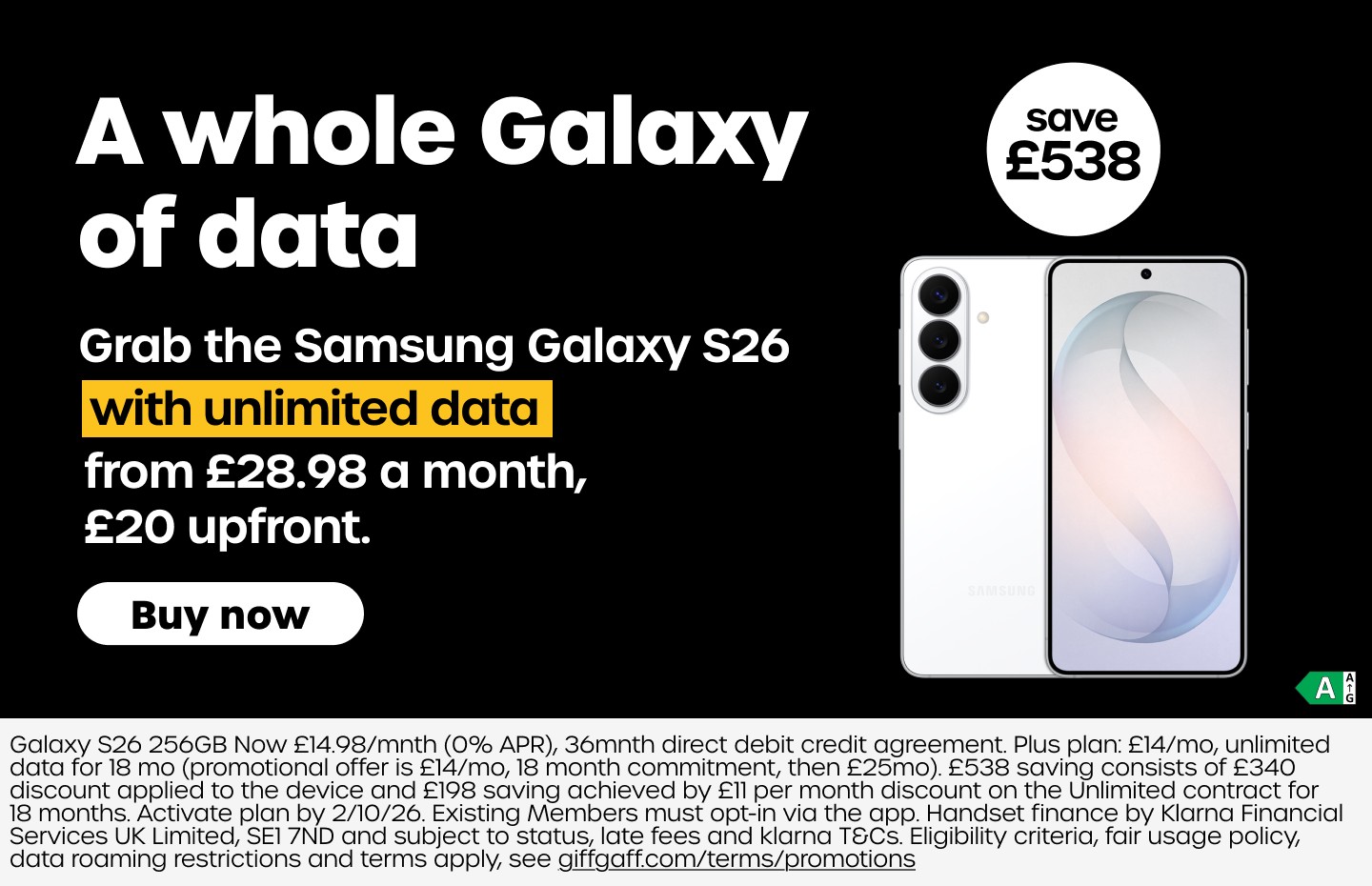 Save up to £728 on new Google and Samsung handsets and unlimited data at giffgaff&nbsp;