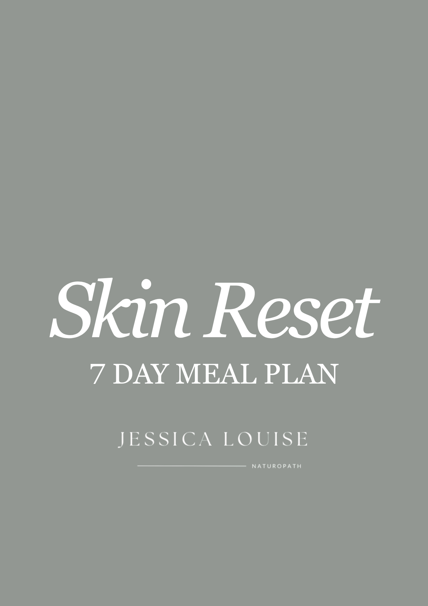 Skin reset 7 day meal plan