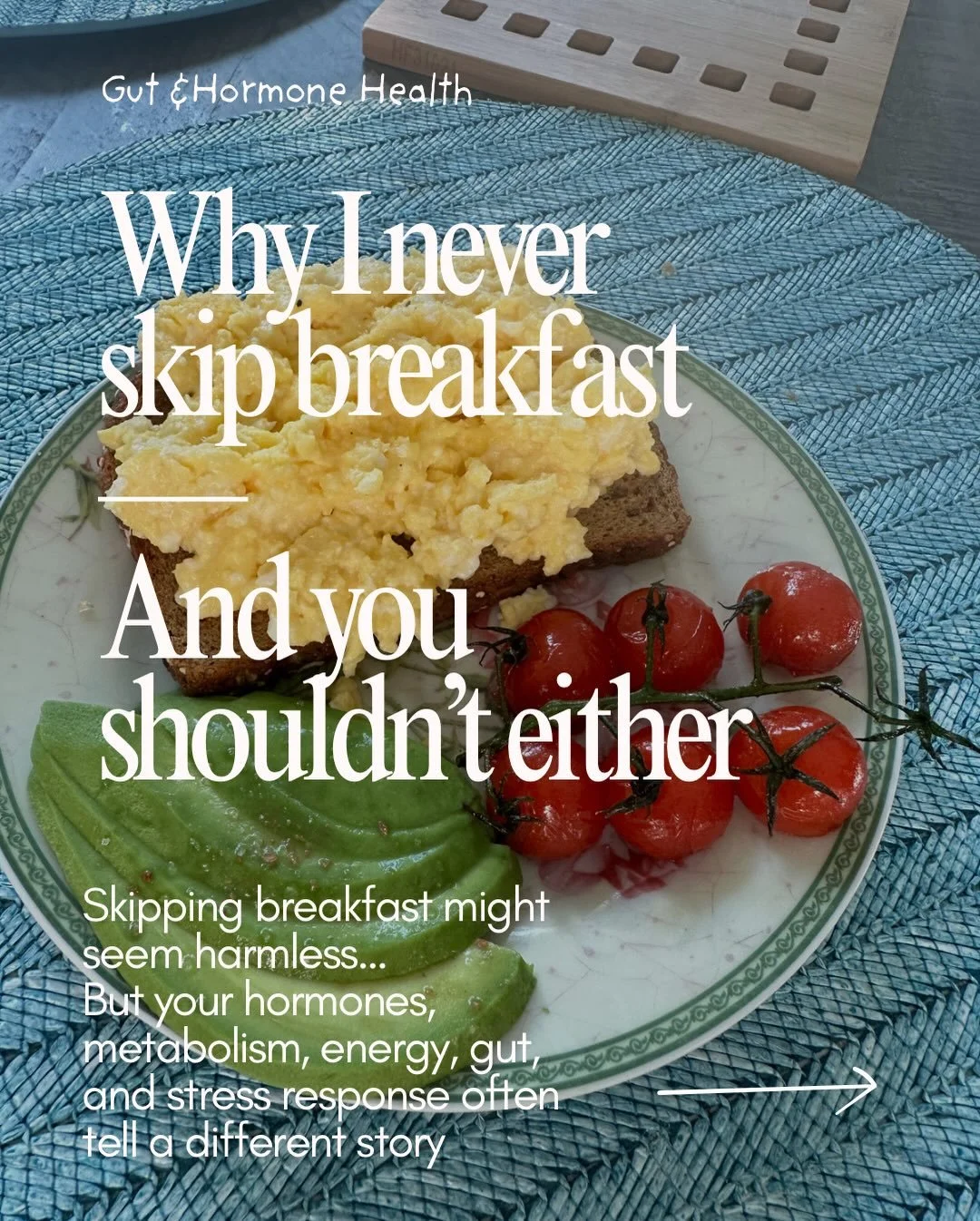 Do you make your breakfast a priority daily? 

Or do you wake up not hungry and rush out the door? 

Unfortunately having no appetite in the morning is usually linked to your body being in a stress state and cortisol levels being too high. 

If you n