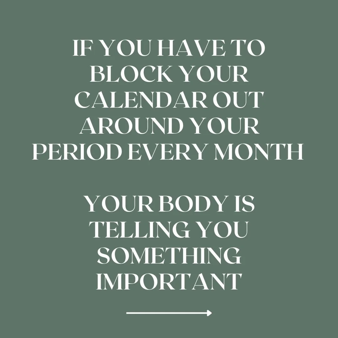 If you have to block your calendar around your period every month your body is telling you something important.

👉 need painkillers just to get through the first day
👉What it points to: elevated inflammatory prostaglandins. Prostaglandins trigger u