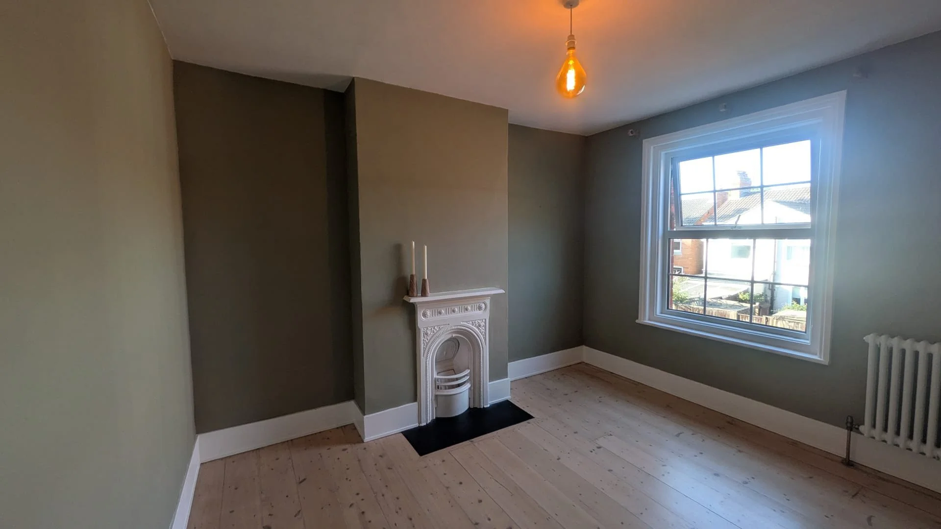 Lovely finish on the chimney