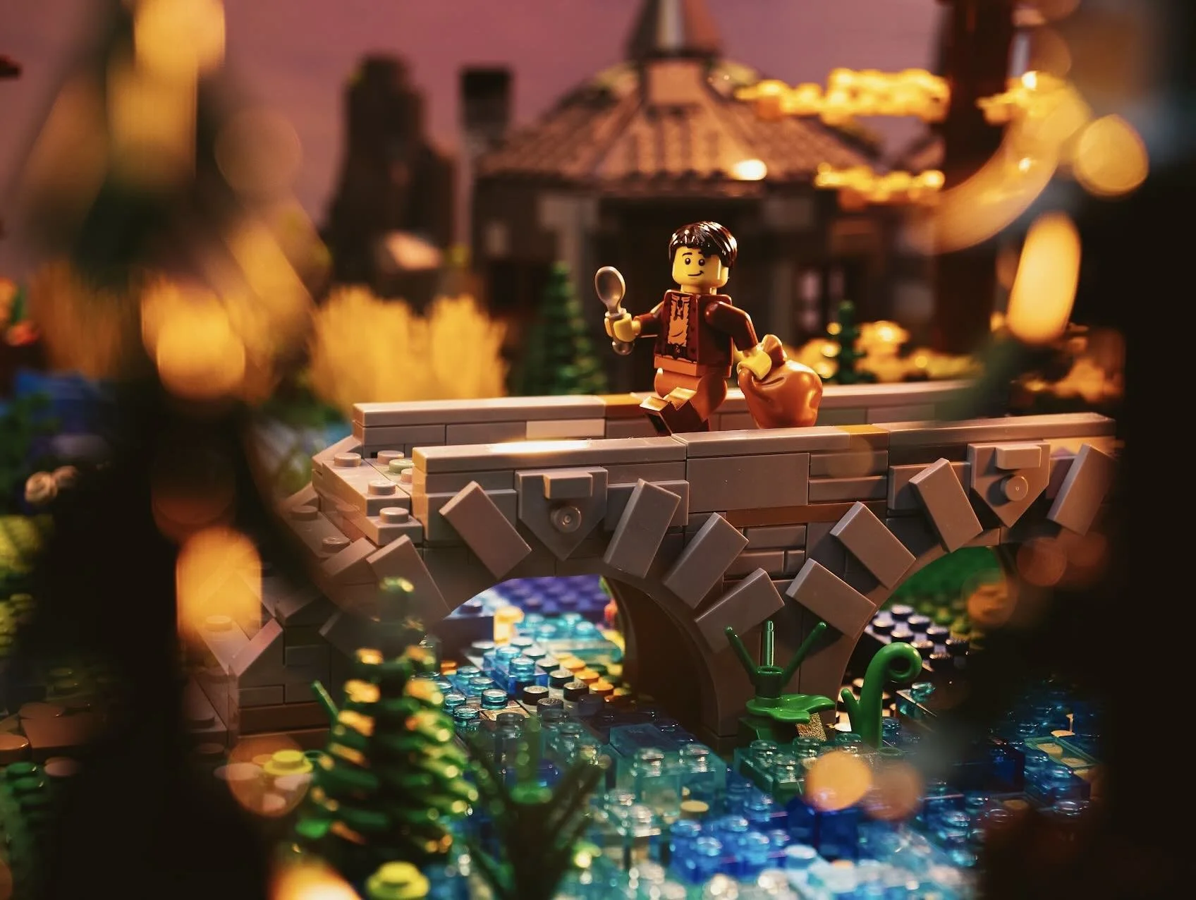Portfolio of brick photography. all done by hand with real physical bricks and no ai.