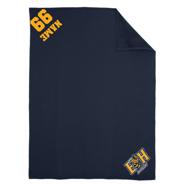 P&C Oversized Fleece Blanket Navy.jpeg