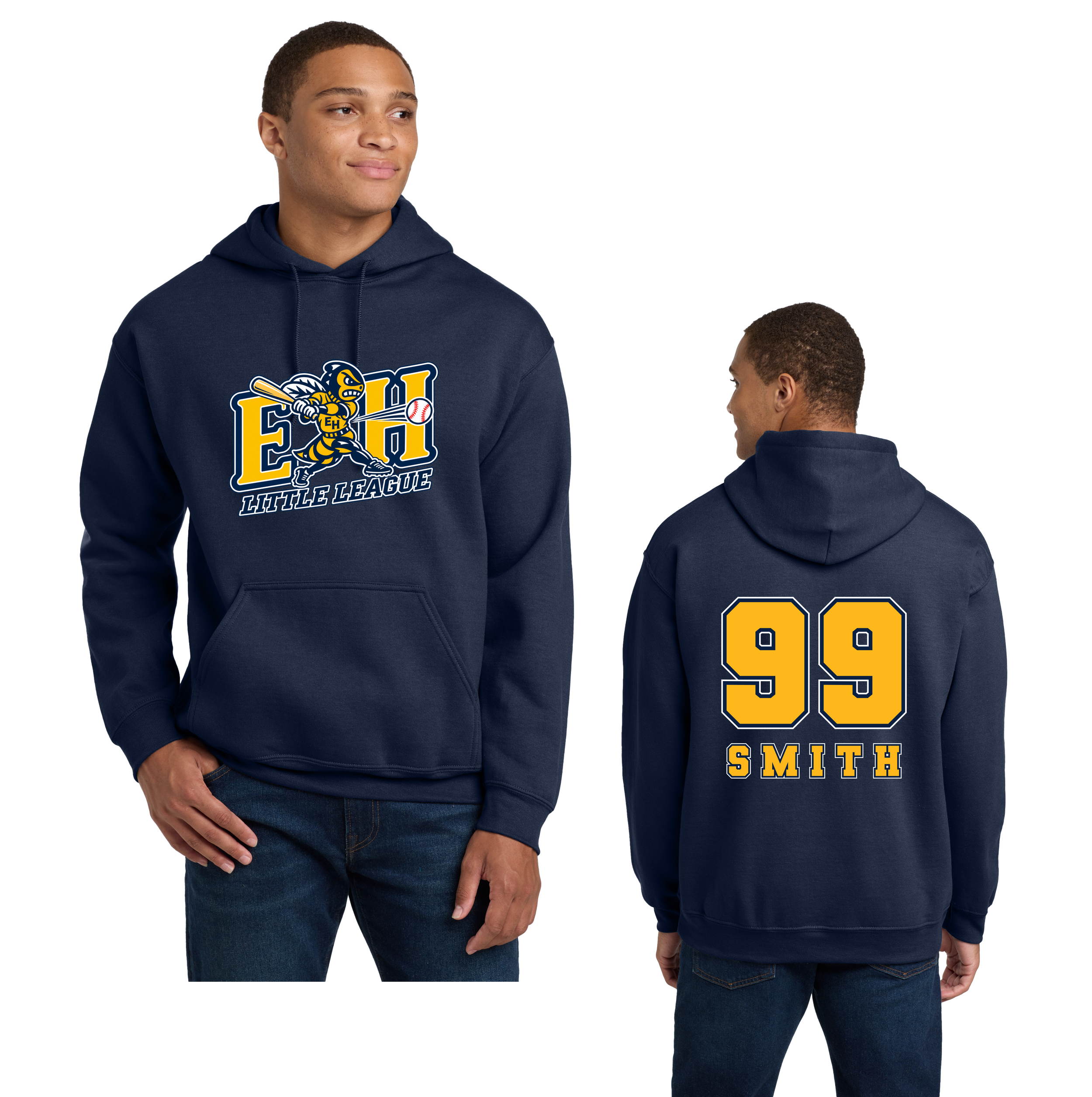 East Haven Little League Logo Hoodie