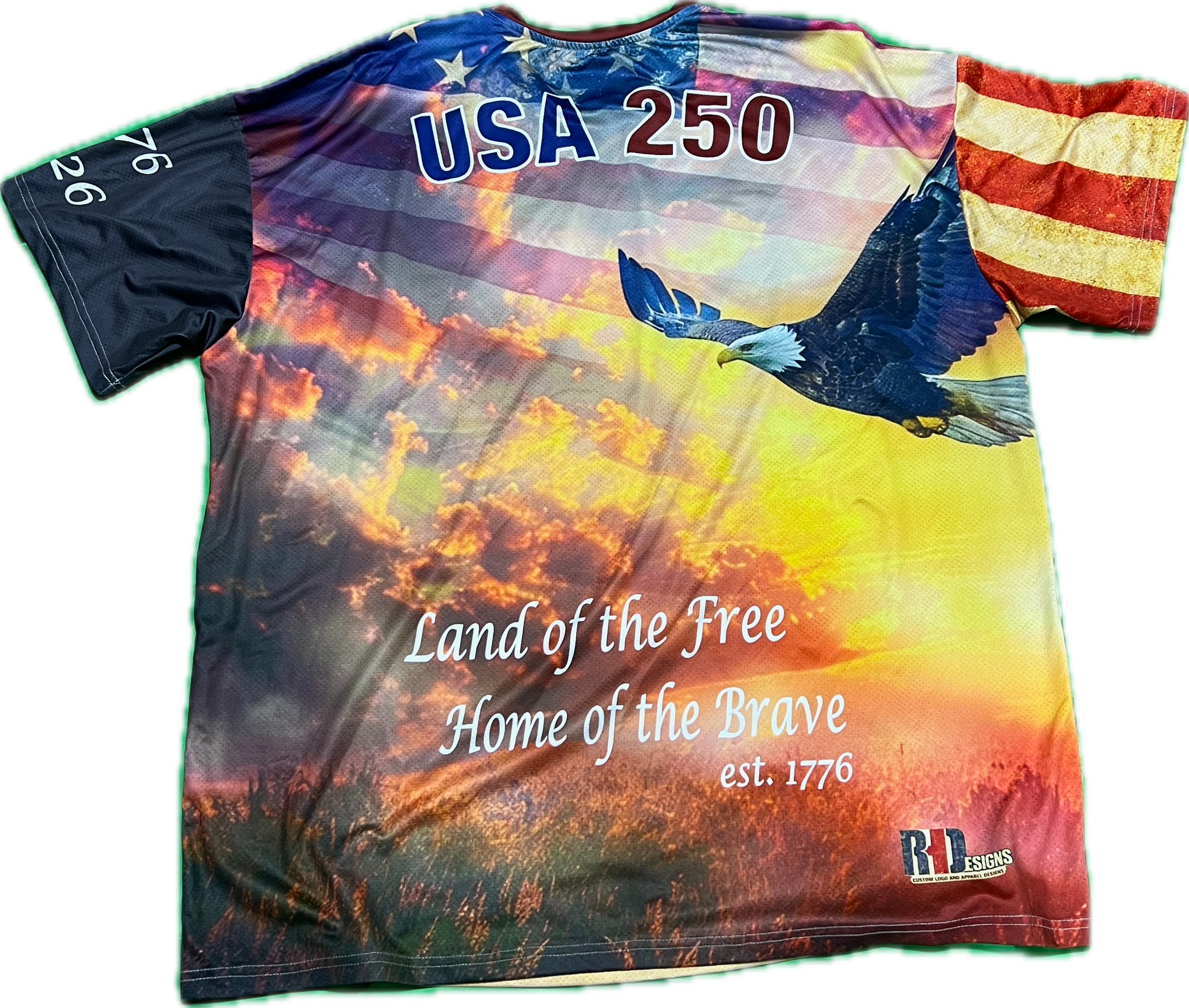 40 Tshirt USA 250 Back.png