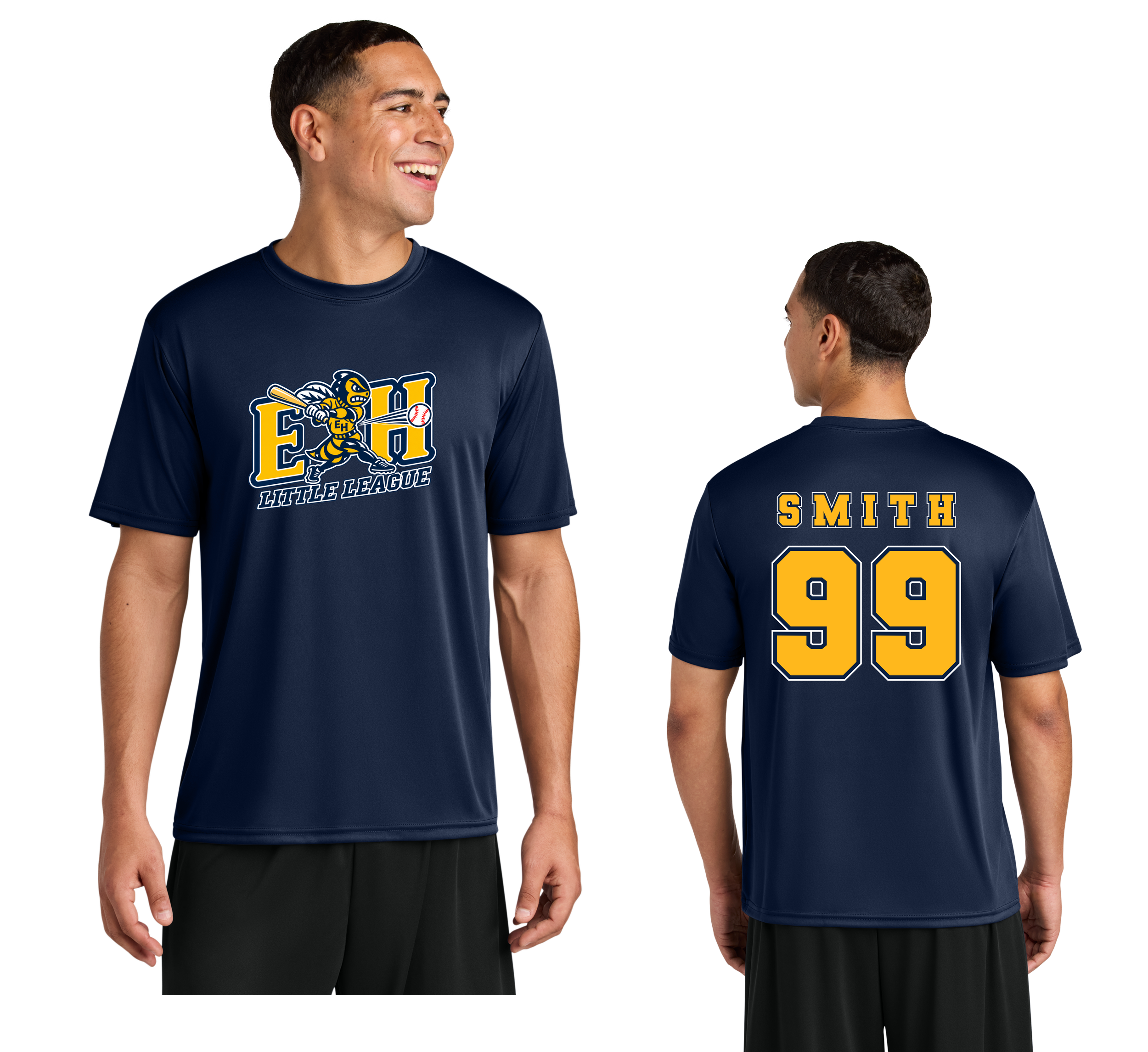 East Haven Little League Logo Performance T-Shirt