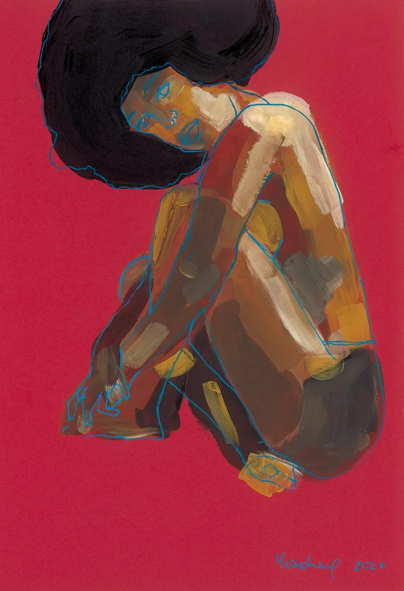 'Afro Nude' Limited Edition Giclee Print