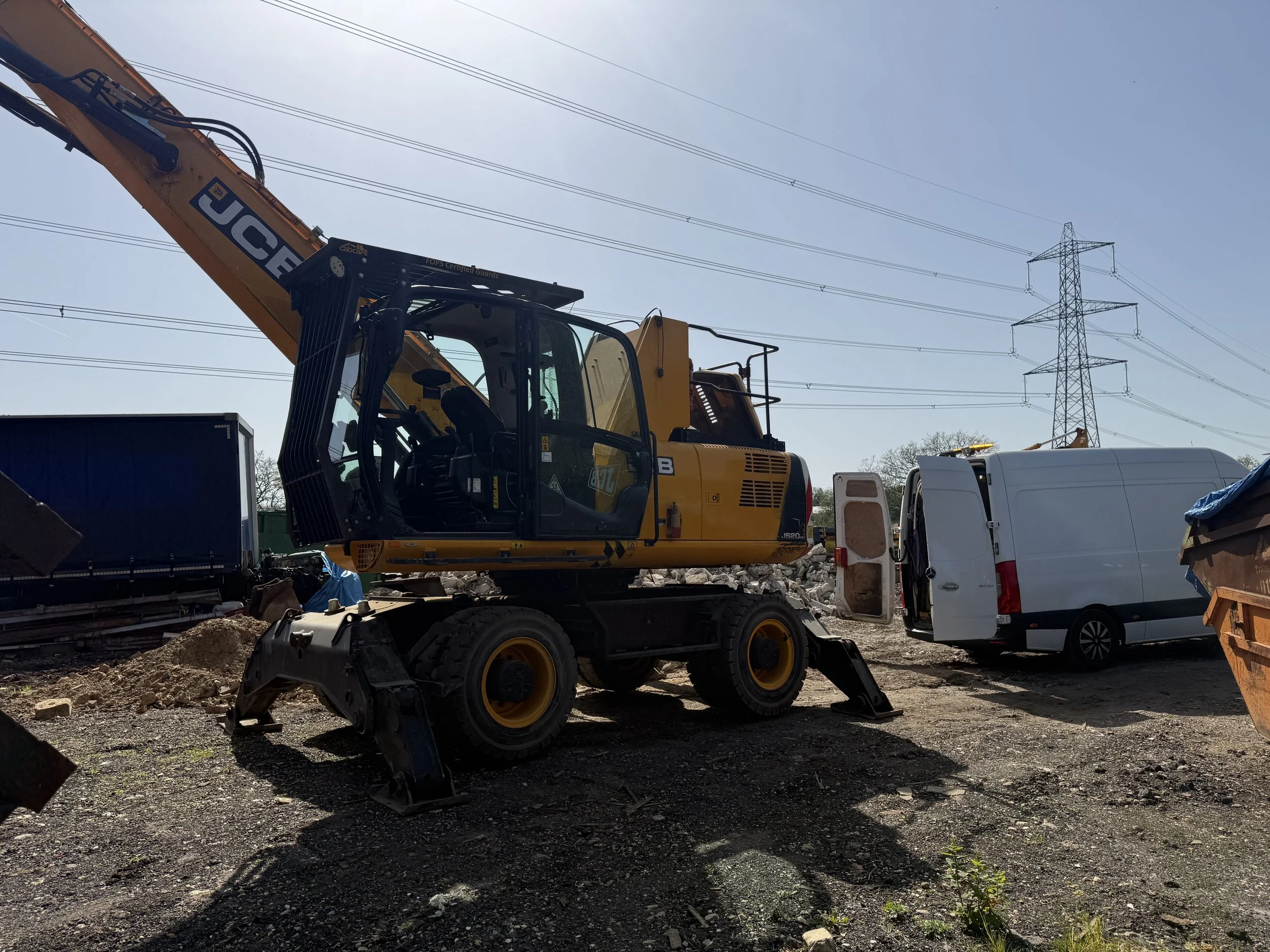 JCB JS20MH having ECU remap work carried out for Adblu issue 