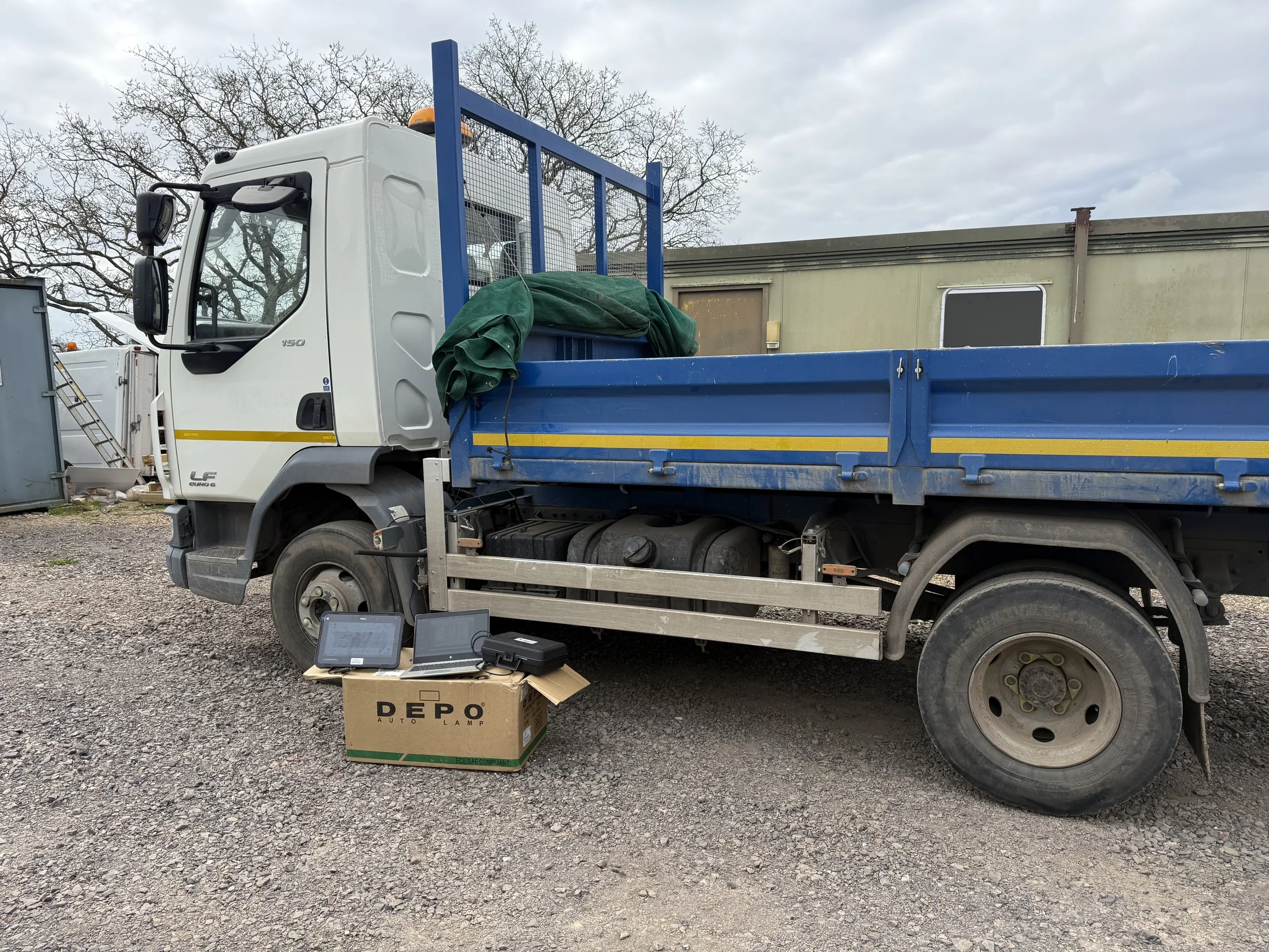 DAF LF lorry having remap work carried out for DPF related issue