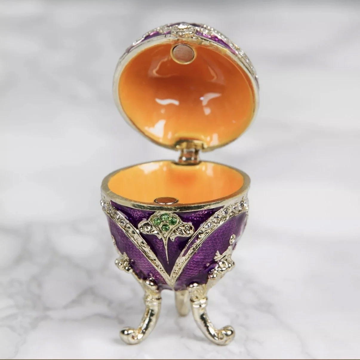 Treasured Trinkets - Small Egg Purple