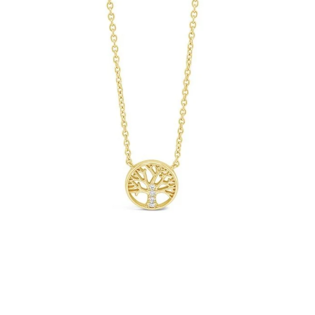 Séala Tree of Life Pend/Chain Gold Plate