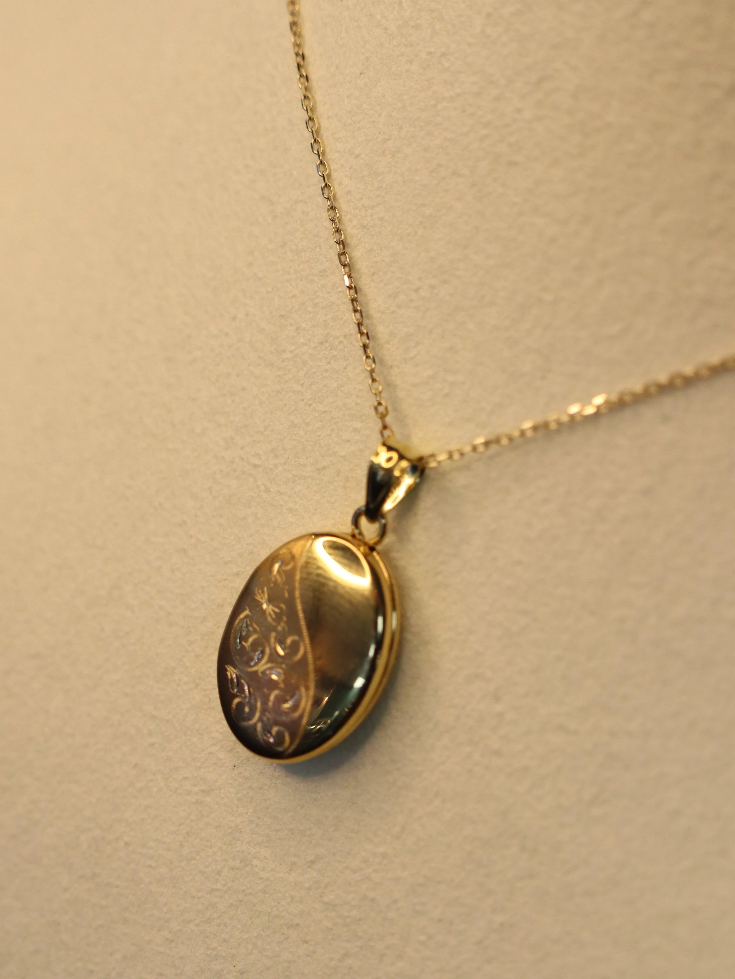 The "Heirloom" Gold Locket Necklace
