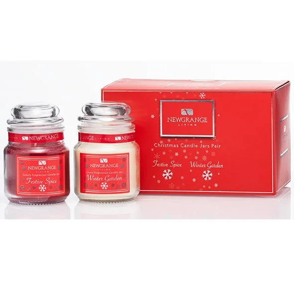 Christmas Luxury Candle Jar Pair