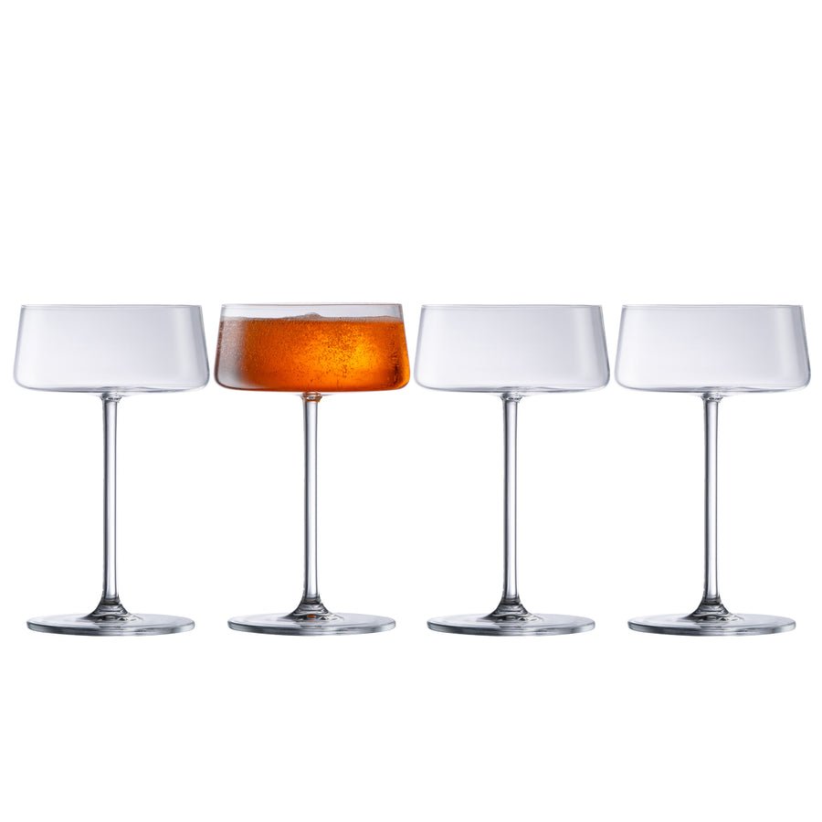 Galway Crystal Alto Martini Glasses 4 pack
