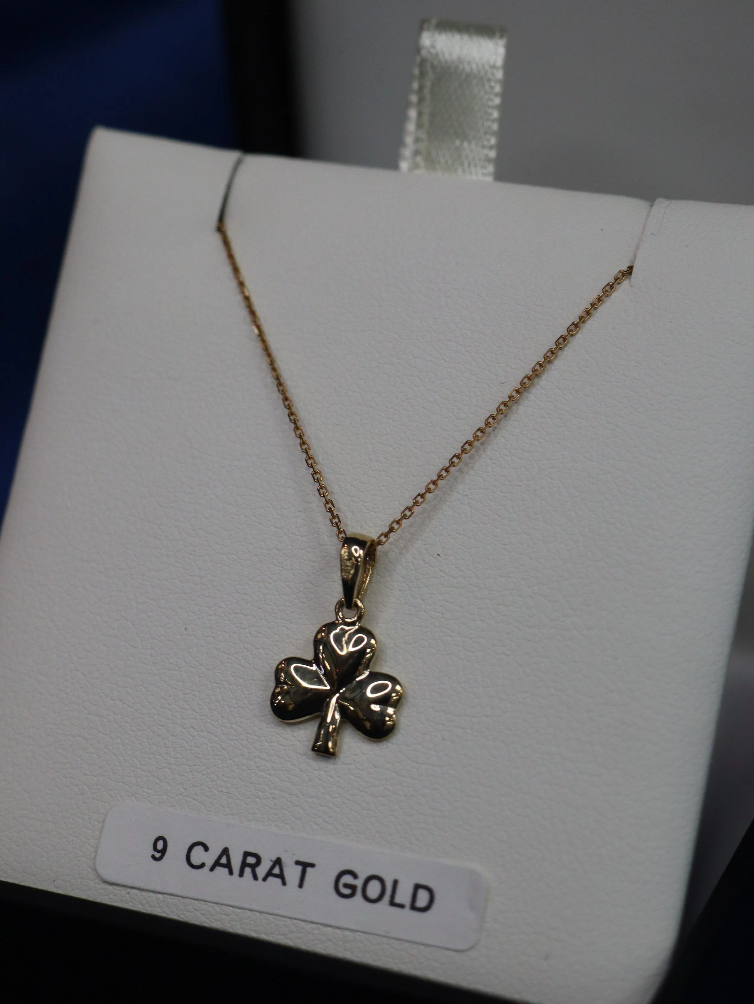 Golden Shamrock Pendent