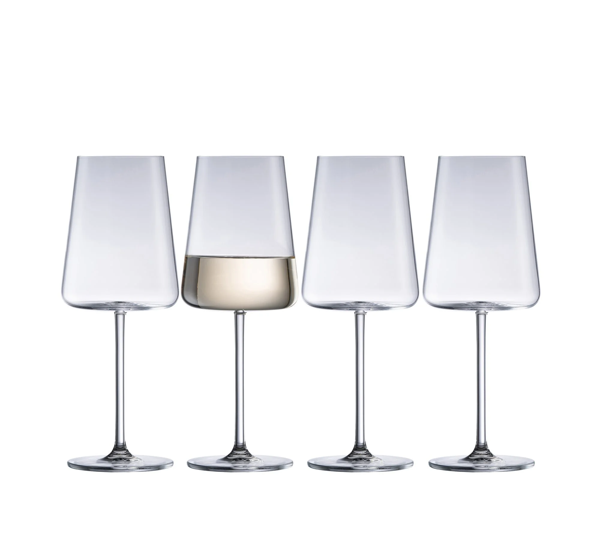 Galway Crystal Alto White Wine Glasses 4 Pack