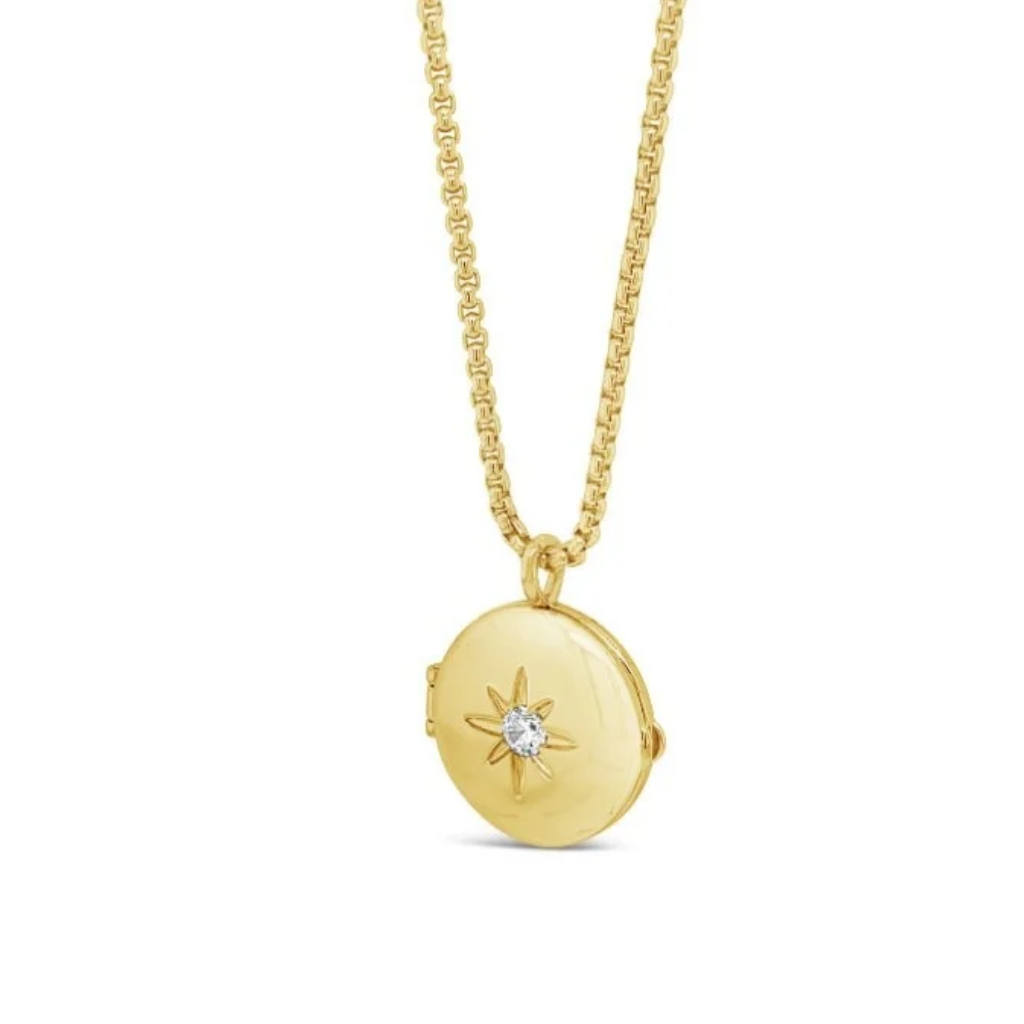 Séala Star of Hope Locket/Chain Gold Plated