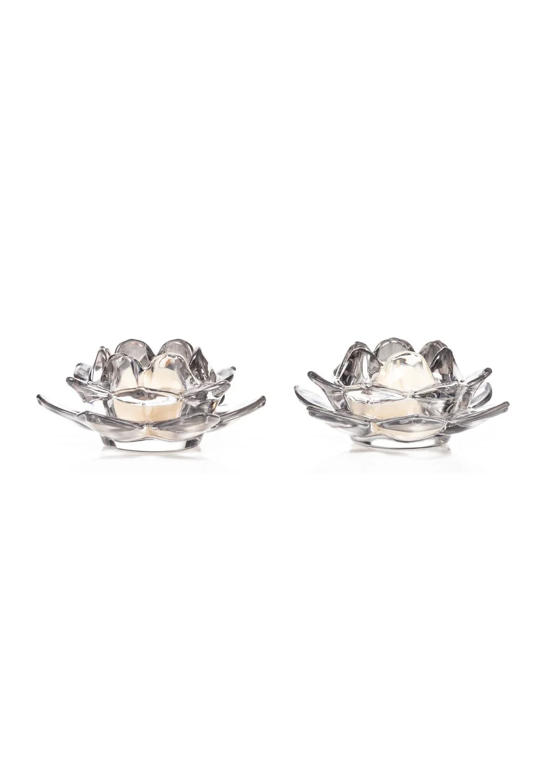 Unicorn Lustre Lotus T-light Pair