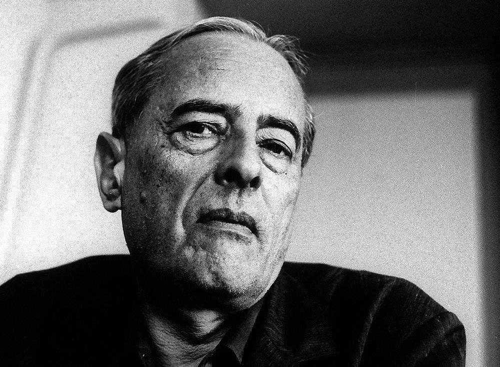 Svart-hvitt-portrett av Witold Gombrowicz