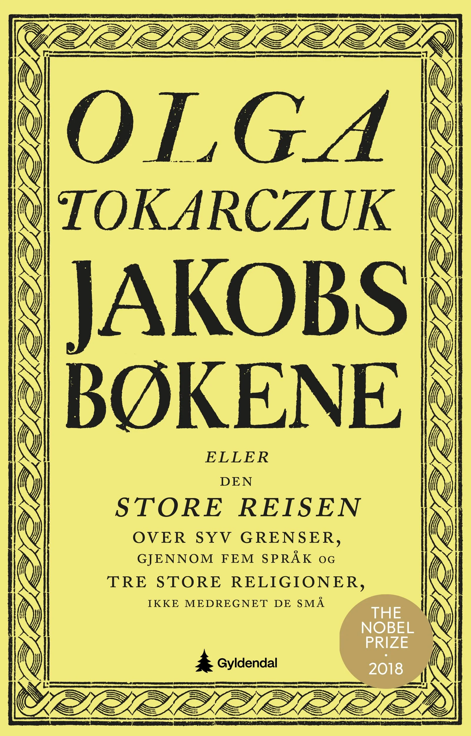 Bokomslag: Jakobsbøkene av Olga Tokarczuk, Gyldendal
