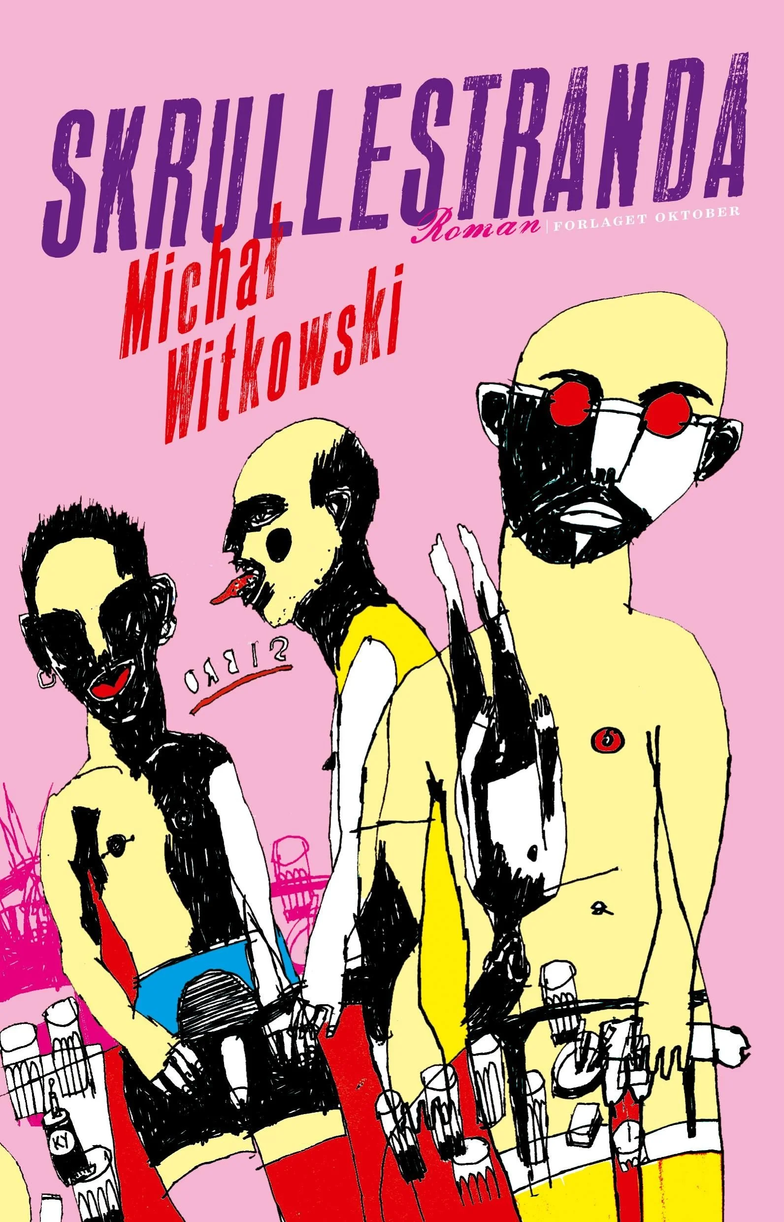 Bokomslag: Skrullestranda av Michał Witkowski.