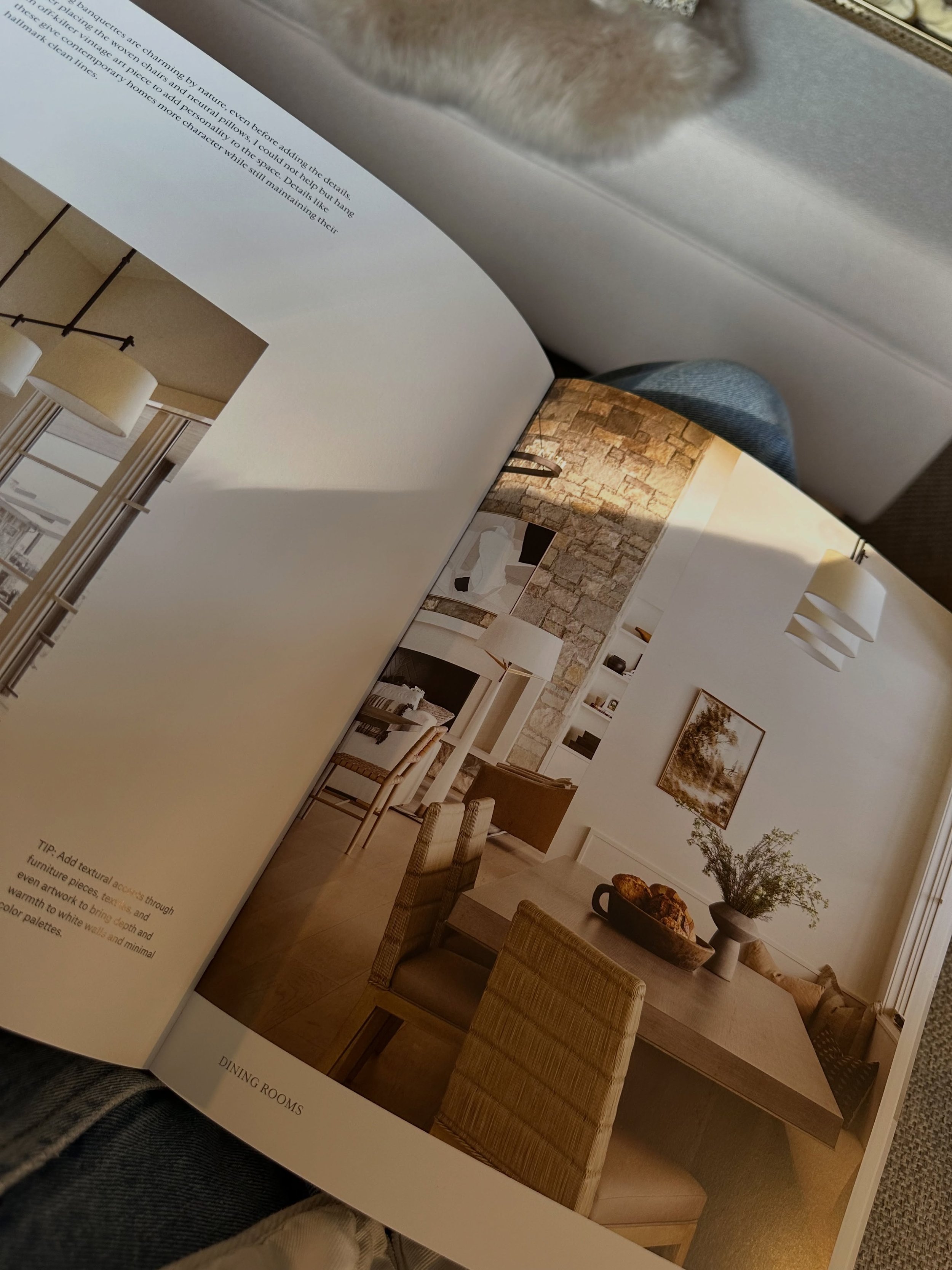 Creating beautiful spaces never really switches off&hellip;. A moment reading a new coffee table book
