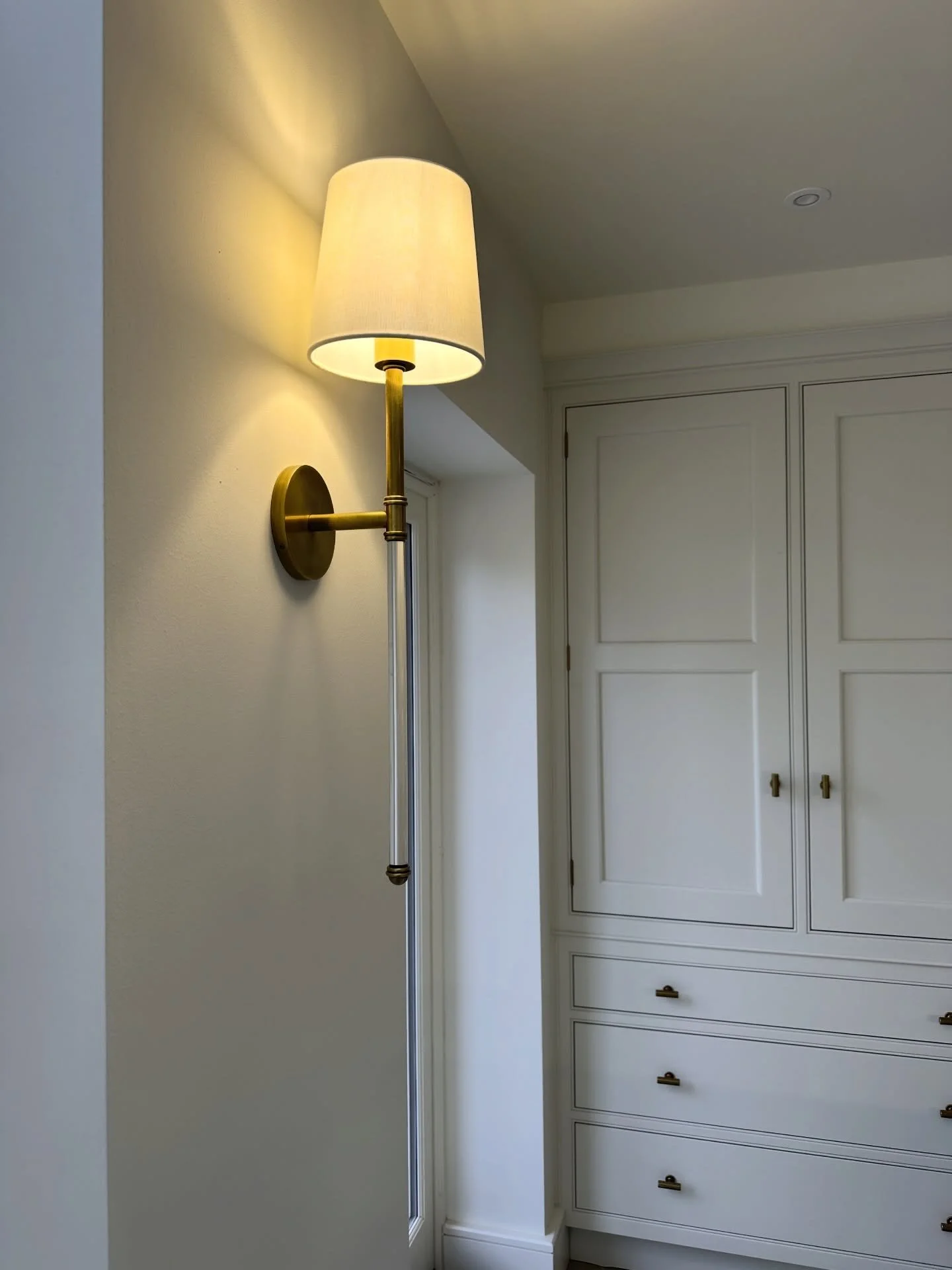 Lighting Installation #OscarBeaInteriors #Countryhome #englishhome