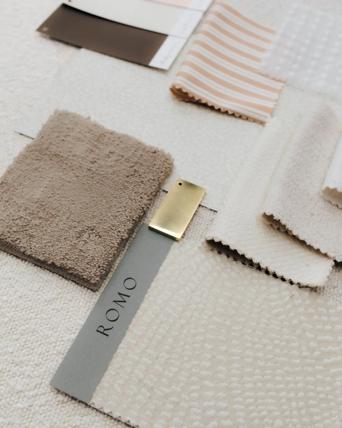 Sneak peek at our latest scheme. A refined soft palette of textures, tones and finishes coming together to shape a quietly luxurious space. Every detail considered. ✨  #InteriorDesign #LuxuryInteriors #InteriorInspo #BespokeInteriors #InteriorArchite