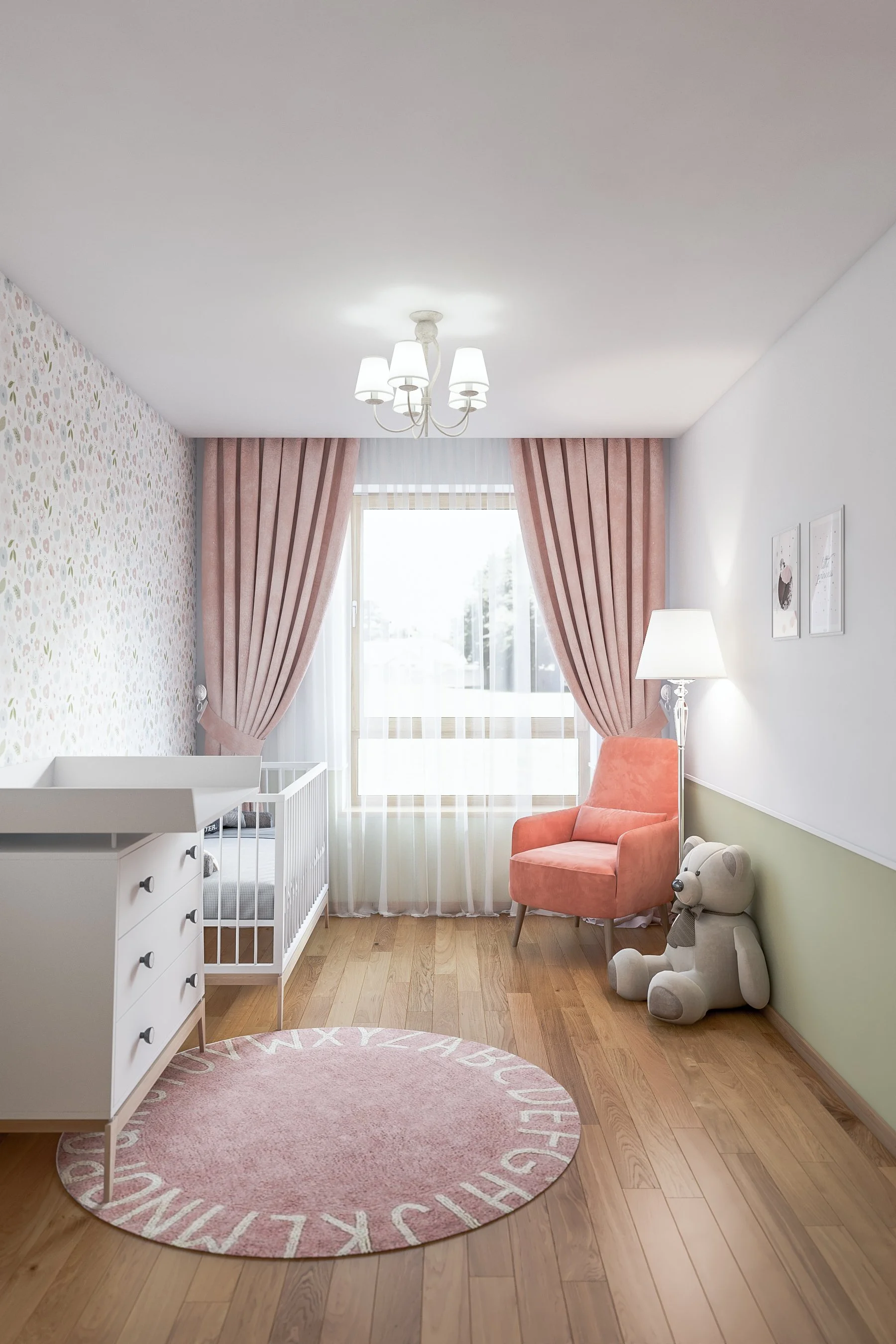 Vaikų kambario langų dengimo sprendimai 