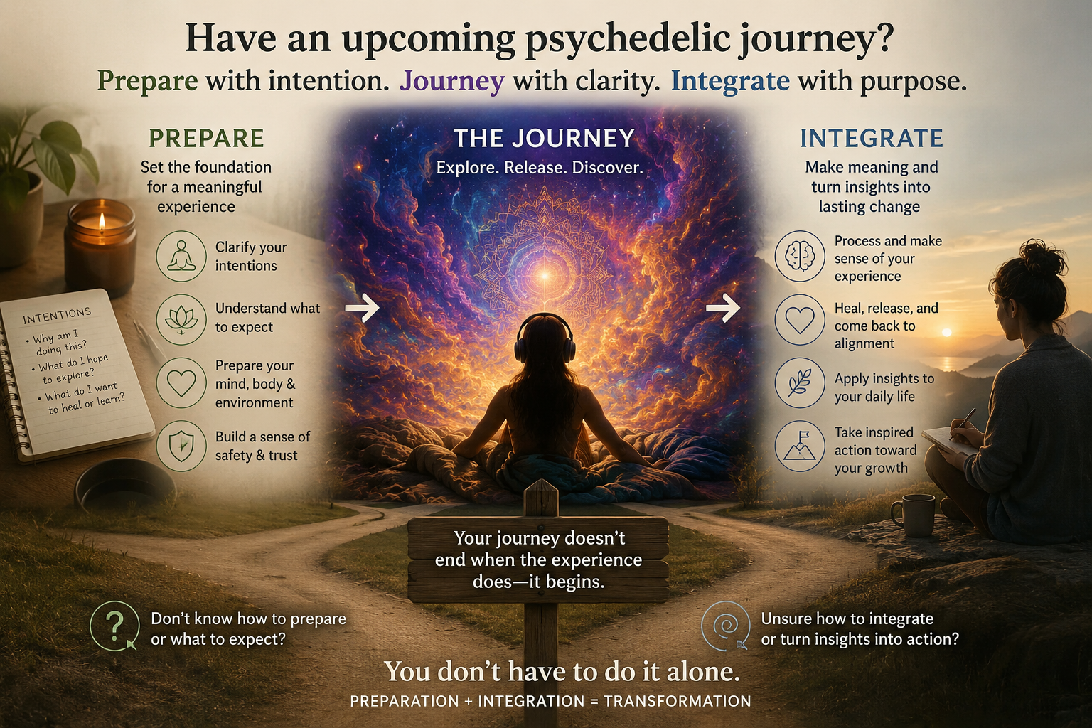 Psychedelic Journey Preparation & Integration Consulting Package